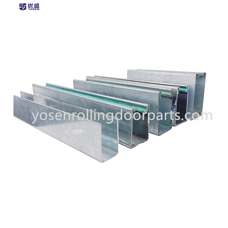 Galvanized Steel Guide Rail For Roller Shutter Doors